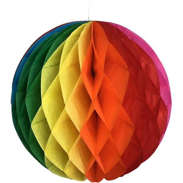 Festa junina decoracao colmeia redondo 30cm - art lille (unidade)