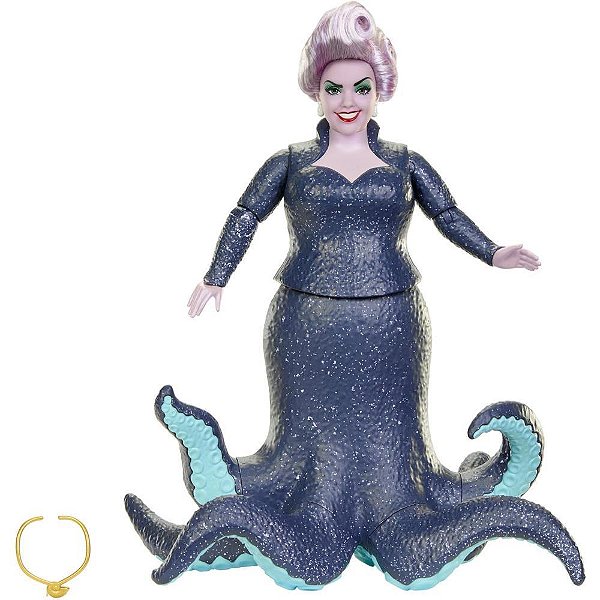 Boneca disney lit merm filme ursula - vila - mattel (unidade)