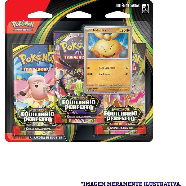Jogo de cartas pokemon me03 equilibrio perfei - copag (bl.c/03)