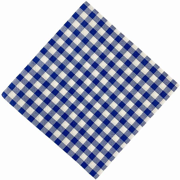 Festa junina guardanapo xadrez az 16,5x16,5 - art lille (pct.c/20)