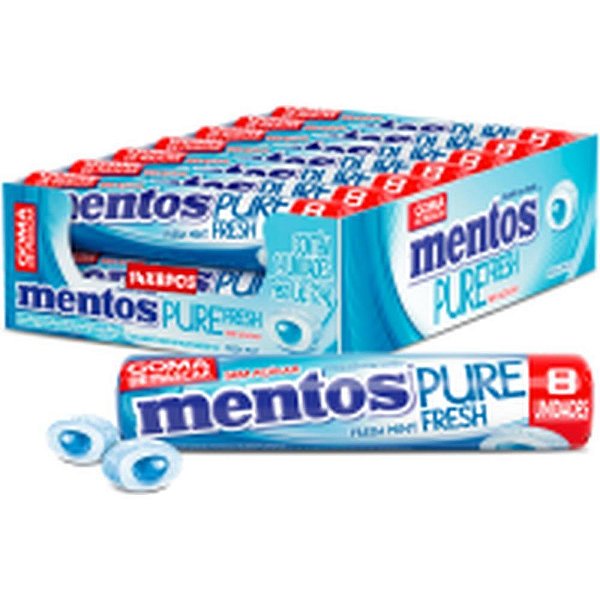 Goma de mascar mentos stick fresh mint 16g - perfetti van melle (dp.c/14)