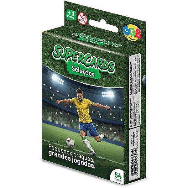 Copa do mundo super cards selecao futebol (s - ggb plast (unidade)