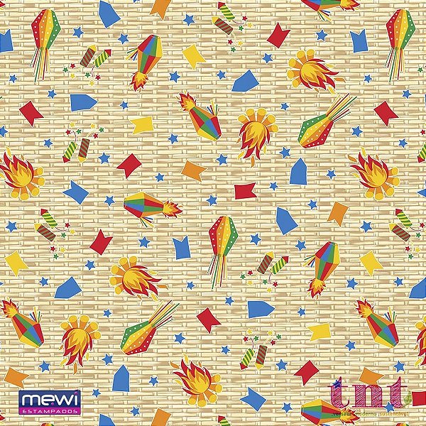 Festa junina tnt 1,40m 40g palha - mewi (rl-10mts)