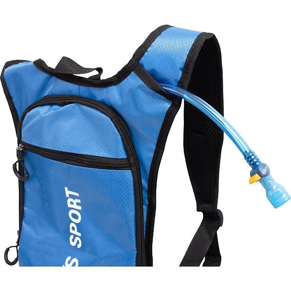Mochila de hidratacao nylon 2 litros cores (sortido) - yins (unidade)