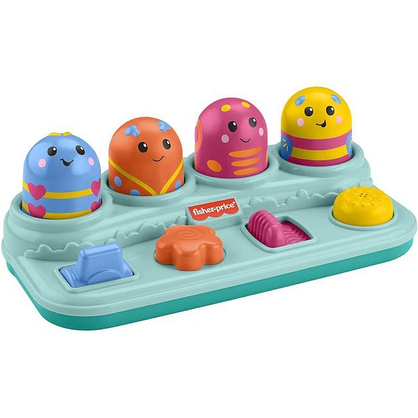 Fisher-price infant boppin ativ.insetos pop-up - mattel (unidade)