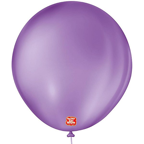 Balao 7 liso redondo roxo ametista - sao roque (pct.c/50)