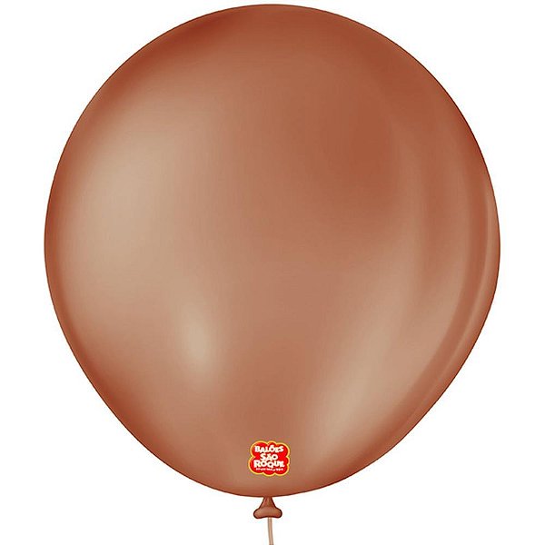 Balao 7 liso redondo cafe brasil - sao roque (pct.c/50)