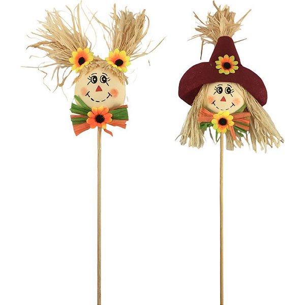 Festa junina espantalho cabeca esp. peq (sortido) - art lille (pct.c/06)