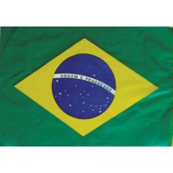 Copa do mundo bandeira brasil s/hast.30x47cm - real seda (pct.c/50)