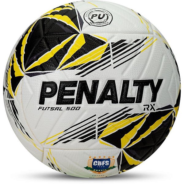 Bola de futsal rx 500 xxvi br-am-pt - penalty (unidade)