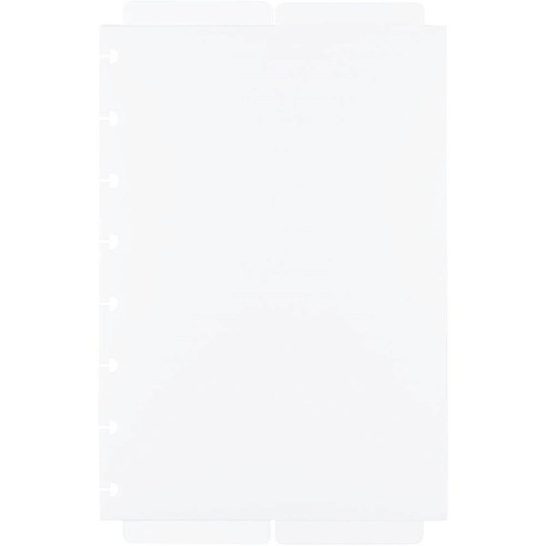 Caderno inteligente divisorias a5 clean c/04 unid. - caderno inteligente (pacote)