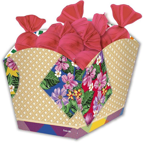 Festa junina cachepot medio - festcolor (pct.c/08)