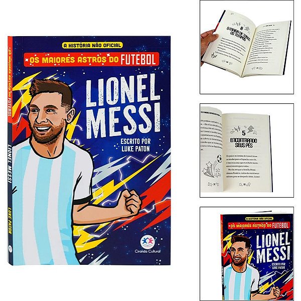 Copa do mundo livro astros lionel messi - magic kids (unidade)