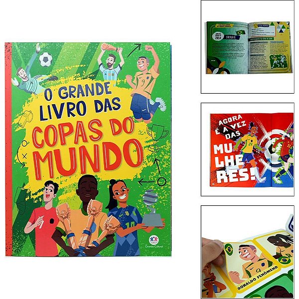 Copa do mundo livro das copas do mundo c/ade - magic kids (unidade)