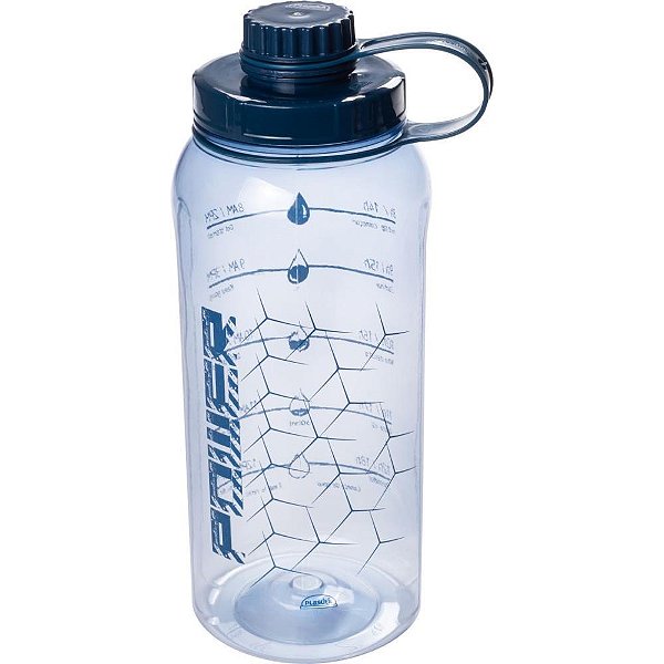 Garrafa plastica fitness sport1,5l cinza - plasutil (unidade)