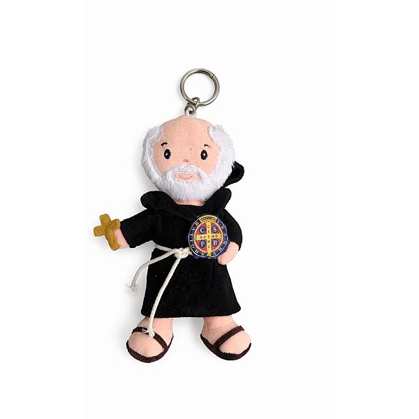 Chaveiro sao bento 15cm - zip (unidade)