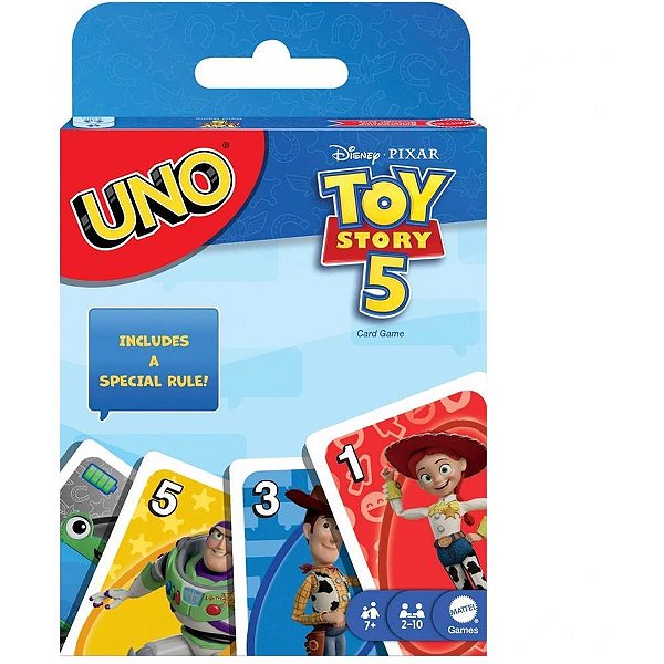 Jogo de cartas uno toy story 5 - mattel (unidade)