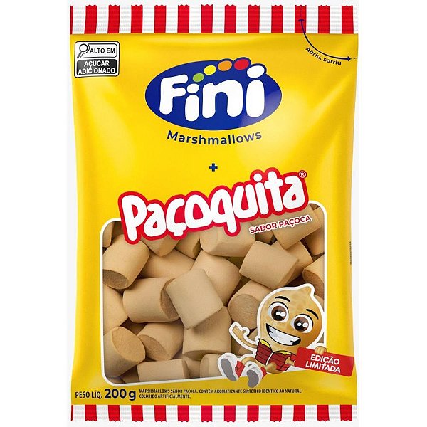 Doce marshmallow pacoquita 200g - fini (unidade)