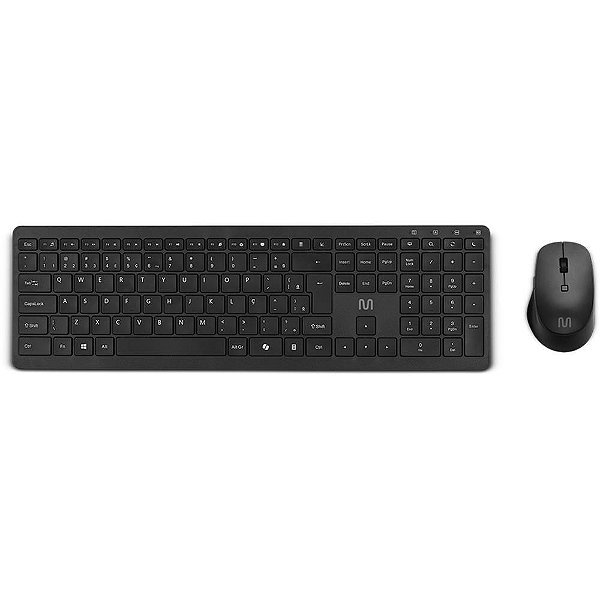 Kit perifericos teclado+mouse sem fio bluetoot - multi (kit)