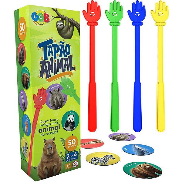 Jogo diverso tapao animal! 50 discos - ggb plast (unidade)