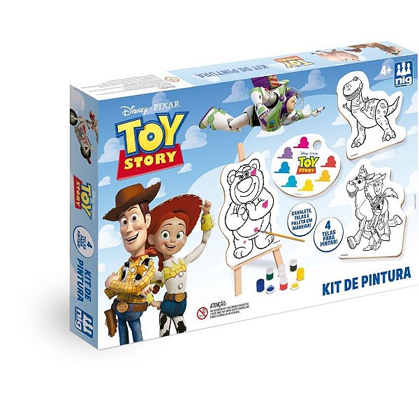 Brinquedo para colorir toy story kit pintura - nig brinquedos (unidade)