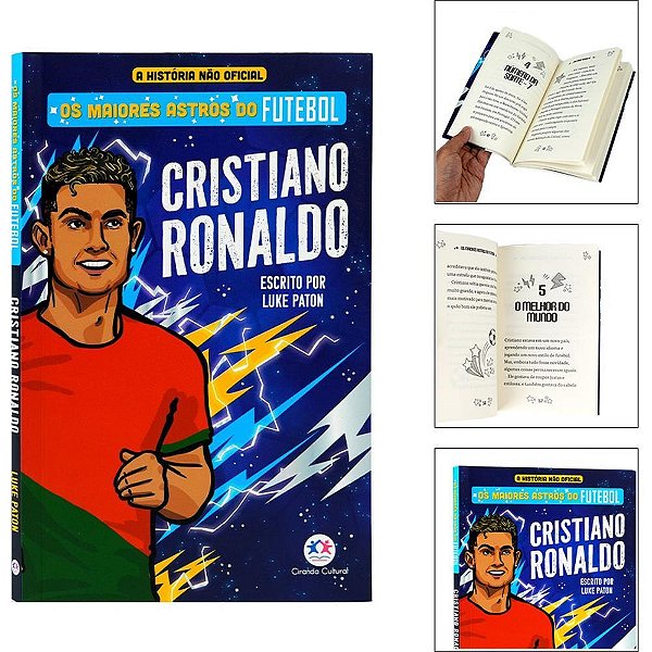 Copa do mundo livro astros cristiano ronaldo - magic kids (unidade)