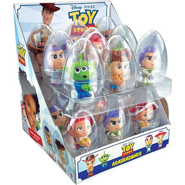 Boneco e personagem toy story agarradinho no ovo - lider (unidade)