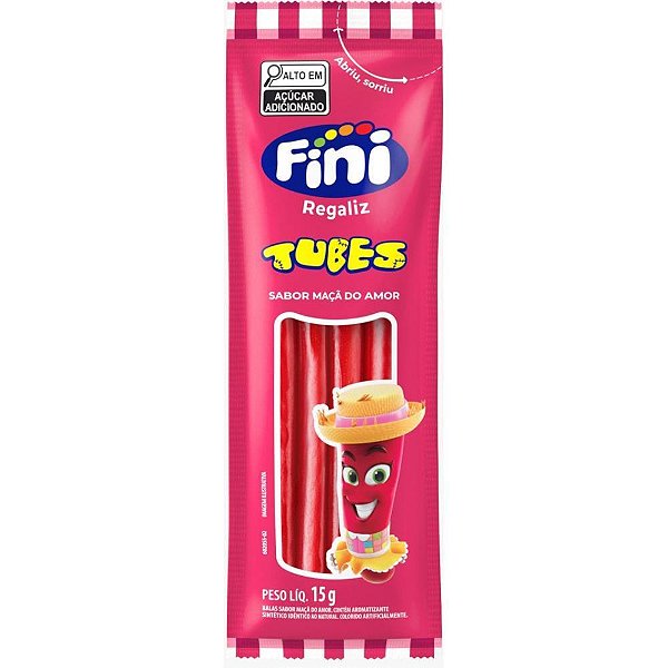Doce tubes maca do amor 15g - fini (dp.c/12)