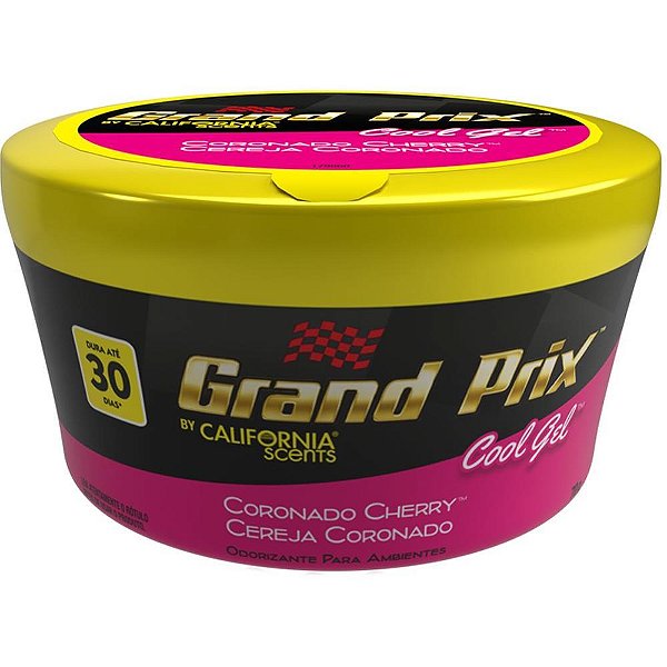 Odorizador para carro grand prix cool gel cereja - rayovac (unidade)