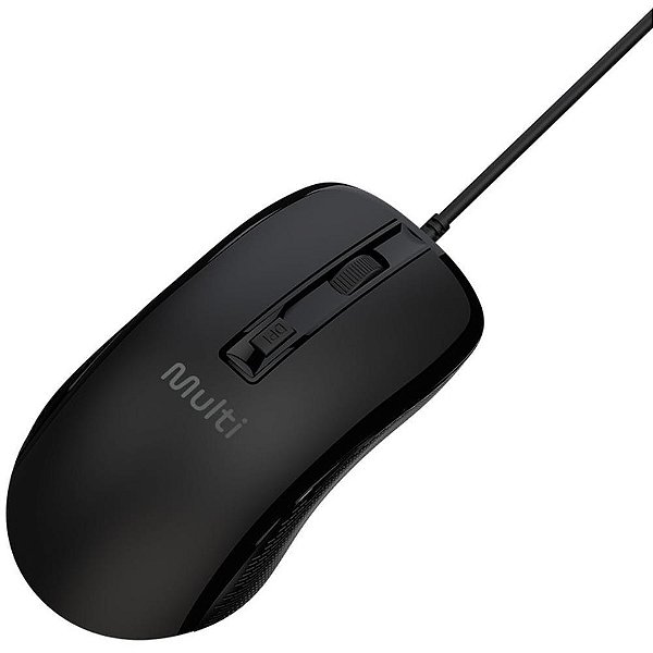 Mouse optico usb 2400dpi 4otoes preto - multi (unidade)