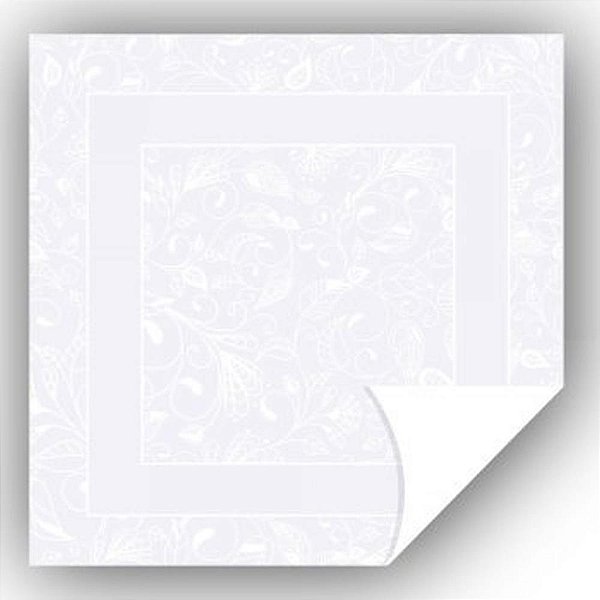 Poli dupla face 58x58cm blanc perolizado - xingo embalagens (pct.c/25)