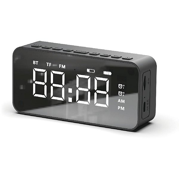 Radio relogio digital despertc/som 14x7cm - flex (unidade)