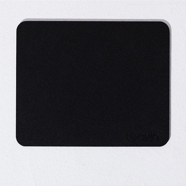 Mouse pad courino preto 22x18cm - cavia (unidade)