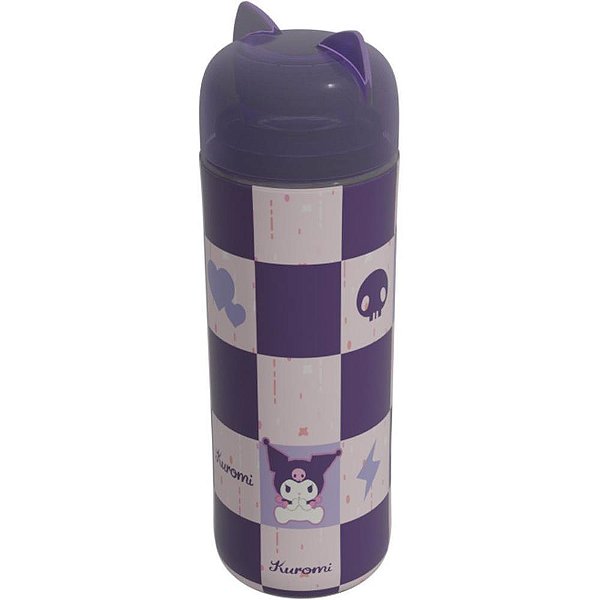 Garrafa plastica kuromi ludica 500ml - plasutil (unidade)