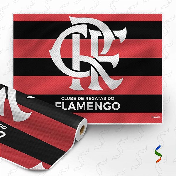 Tnt estampado 1,40m 40g flamengo 24 paineis 1,40mx1,03 - supper (rl-25mts)