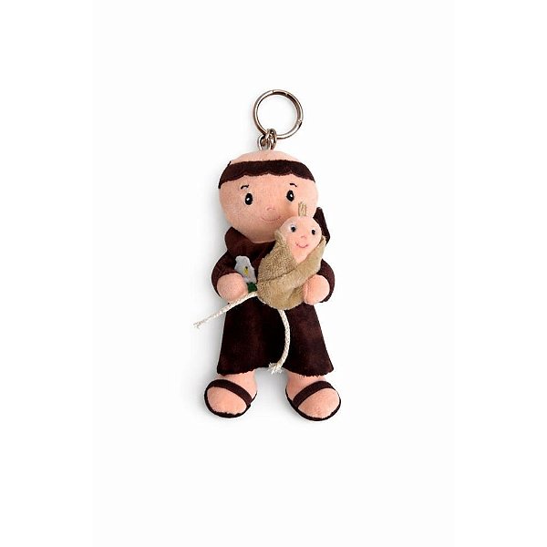 Chaveiro santo antonio 15cm - zip (unidade)