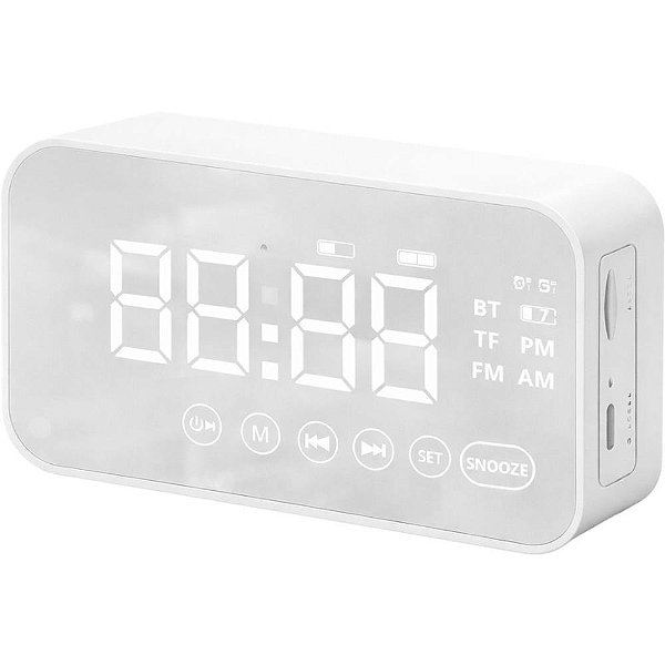Radio relogio digital despert.c/som 10x5cm - flex (unidade)