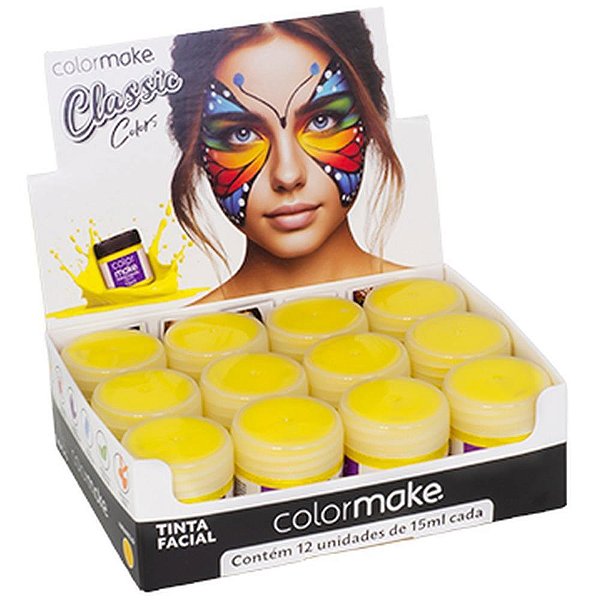 Copa do mundo pintura facial liquida15ml am. - colormake (dp.c/12)
