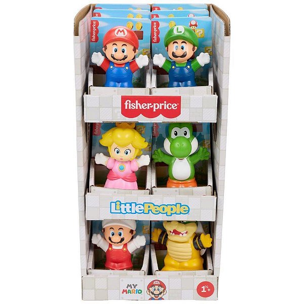 Fisher-price entretenimento lp fig.super mario bros (sortido) - mattel (unidade)