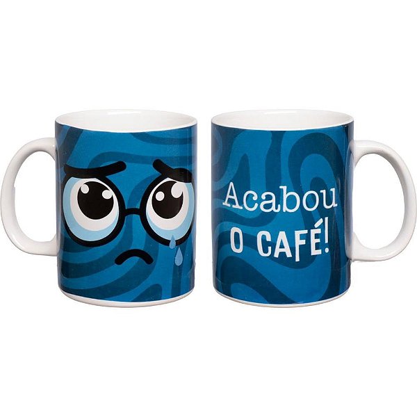 Caneca decorada humor tristeza 330ml - western (unidade)
