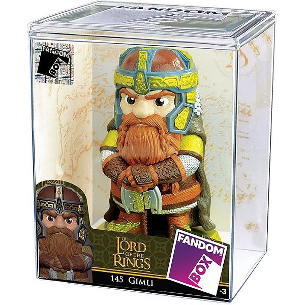 Boneco e personagem fandombox sr dos aneis gimli - lider (unidade)