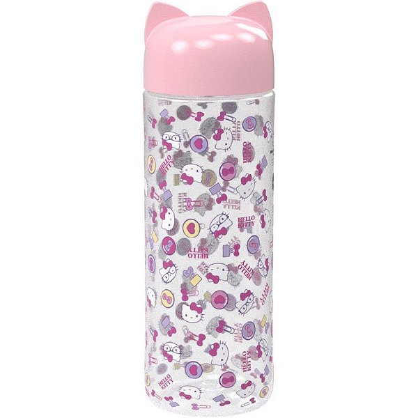 Garrafa plastica hello kitty ludica 500ml - plasutil (unidade)