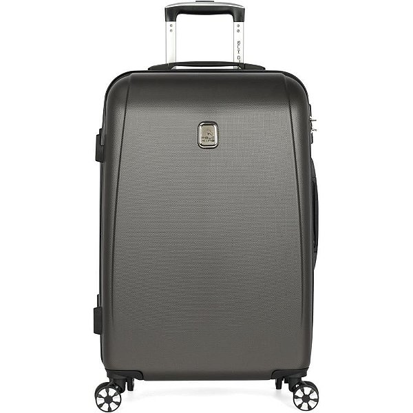 Mala de viagem bordo abs 360 geneva grafite - luxcel (unidade)