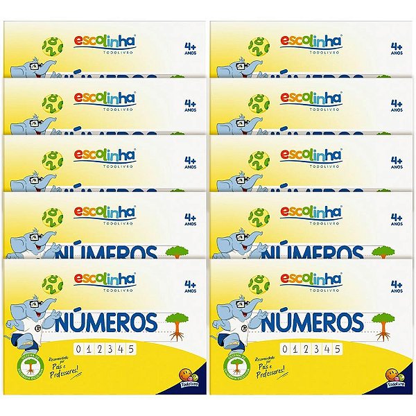 Livro caligrafia escolinha sistema uv numeros 3 - todolivro (pct.c/05)