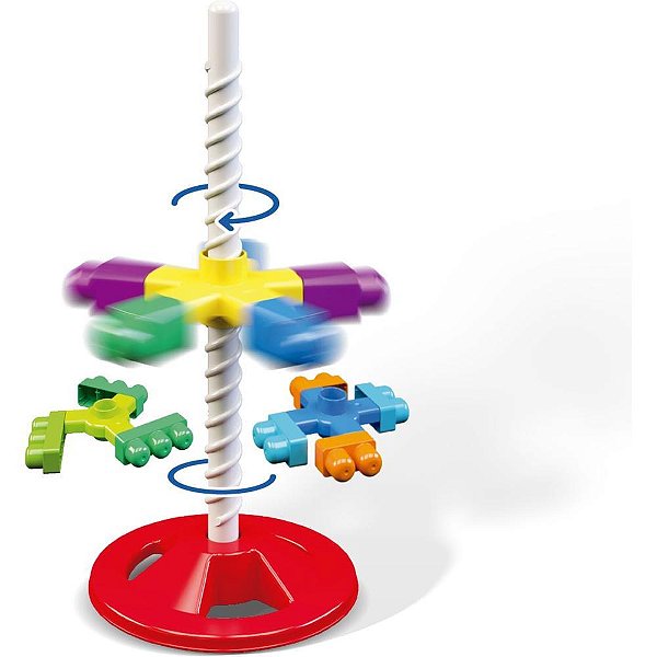 Brinquedo educativo giro magico c/blocos - dismat (unidade)