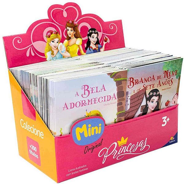 Livro infantil ilustrado miniprincesas 8 titulos - todolivro (dp.c/100)
