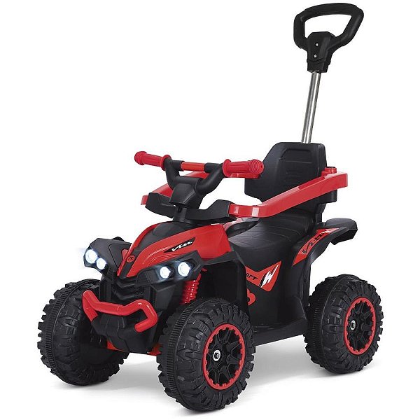 Veiculo eletrico quadriciclo 6v c/som 23kg verm - maral (unidade)
