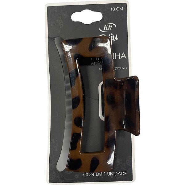 Acessorio para cabelo piranha 10cm  ret animal - kit (unidade)