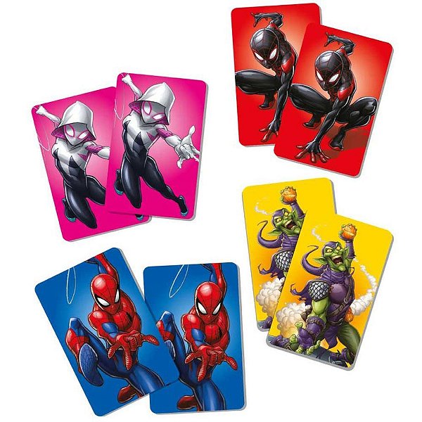 Jogo da memoria spider-man memo play 52 cartas - elka (unidade)