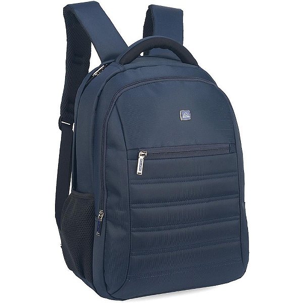 Mochila para notebook polo king basic azul 18pol. - luxcel (unidade)